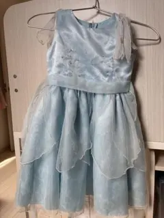 超メルカリ市限定価格　水色 フリル付きドレス