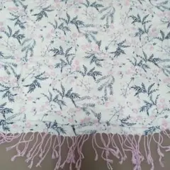LAURA ASHLEY 花柄コットンマフラーのサムネイル