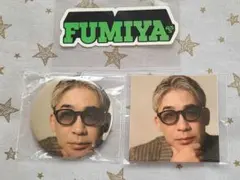 RIPSLYME リップガチャ 缶バッジ&ステッカー&銀テープ RIPSLYME リップガチャ FUMIYA缶バッジ＆ステッカー - メルカリ