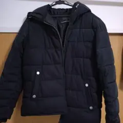 ZARA MAN DENIM ブラック ダウンジャケット L
