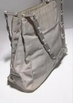 プラダ PRADA ナイロン キルティング チェーンショルダー 三角ロゴ Y2K
