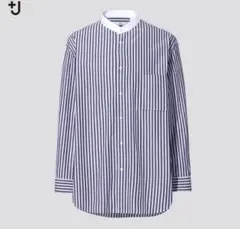 ユニクロ+J スーピマコットンオーバーサイズスタンドカラーシャツ