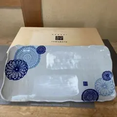 山本寛斎　角長皿　1枚　『未使用』