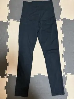 【無印良品】 ブラックマタニティレギンスパンツ