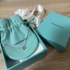 Tiffany & Co. ハート型チャーム ネックレス ゴールド