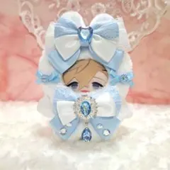 にじぱぺっと にじぱぺ　ぬい服 うさぎ 10cm 　ペールブルーのサムネイル