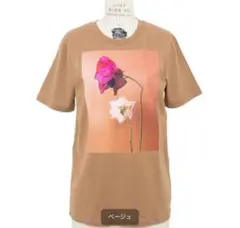 新品⭐️Drawer LISA KING フラワー プリントTシャツ ベージュのサムネイル