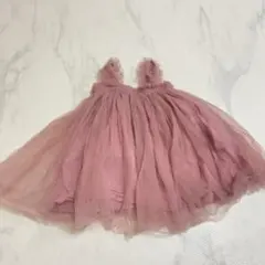 ⬜︎ ベビー ドレス ワンピース チュール ピンク 80cm