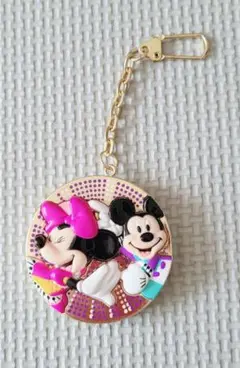 ディズニーランド15周年、ミッキー、ミニー、キーホルダー