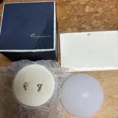 値下げ　4℃ ピアス　K10 ピンクゴールド×ホワイトトパーズ