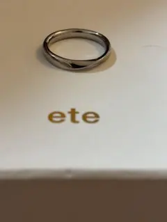 ete ウォーターフローバングル シルバー - メルカリ