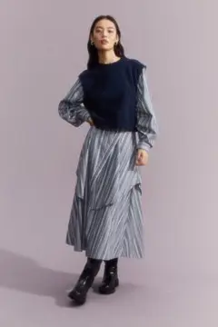 新品未使用 ダブルレイヤード スカート H&M