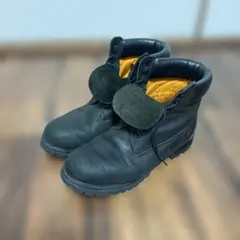 timberland 6インチ黒ブラックハイカットレザーvibram 28cm