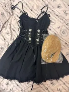 最終値下げ DEATH NOTE コスプレ服　ウィッグ　ミサミサ sサイズのサムネイル