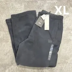 UNIQLO×Needles フリースワイドパンツ ダークグレー XLサイズ