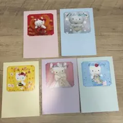 平成レトロハローキティ絵葉書5枚