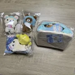 2023年7月発売『こもれびキャンプ』テーマリラックマ てのりぬいぐるみ4種