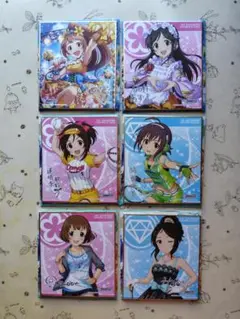 アイドルマスターシンデレラガールズ ミニ色紙コレクション 6枚セット
