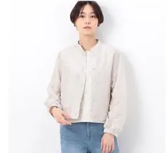 KT Kiyoko Takase リネンシルクシフォン シャツブルゾン 9号のサムネイル