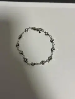 クロス十字架/ブレスレット/シルバーS925刻印/男女兼用