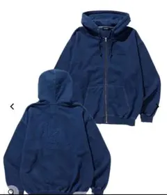 XLARGE ジップパーカー ネイビー ジップフーディー ストリート