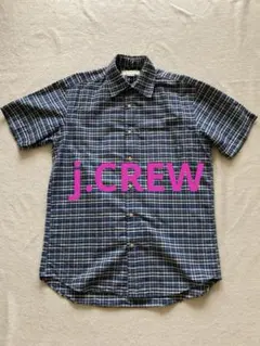 90〜00年代j.CREW ジェイクルー　半袖チェックシャツ 希少モデルのサムネイル
