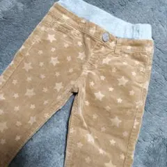 美品女の子コール天120㌢可愛い暖か