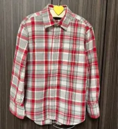 GAP kids チェックシャツ　赤　長袖