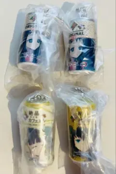 鬼滅の刃 ダイドー コラボ缶 ミニチュアチャーム 無一郎 カナヲ 真菰