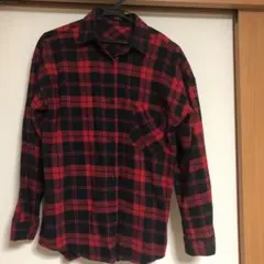 アズールのチェックネルシャツ