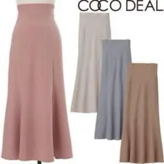 ココディール 後ろレースアップハイウエストマーメイドスカート ピンク