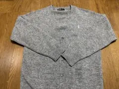 EAST BOY イーストボーイ ウール Vネック カーディガン グレー 11号