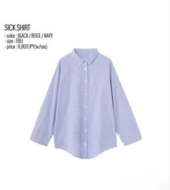 JIMWAG SICK SHIRT ストライプシャツ - メルカリ