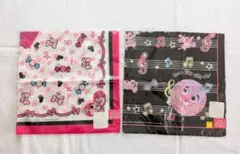 ピンクパンサー　バンダナ　ハンカチ　スカーフ　2点セット
