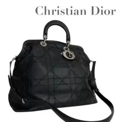 【極美品】クリスチャンディオール　カナージュ　ショルダーバッグ　4787