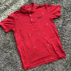 Titleist ゴルフシャツ Mサイズ 赤