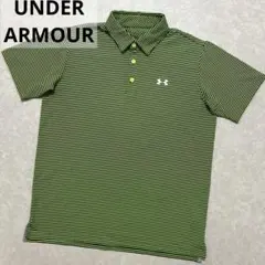 アンダーアーマー★総柄★薄手ストレッチ★ポロシャツ【メンズ サイズLG（L）】