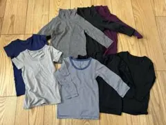 ユニクロ　ヒートテック　9枚セット　80