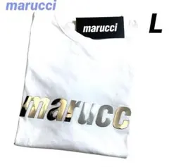 marucci マルーチ　Tシャツ　メタリックロゴ　ホワイト　L 新品のサムネイル
