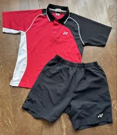 YONEX バドミントン ポロシャツとショートパンツセット　部活準備