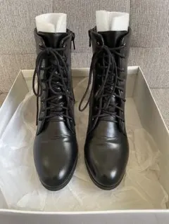 レースアップブーツ ブラック 卒業式 袴