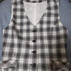 事務服　Amatir チェック柄ベストのサムネイル
