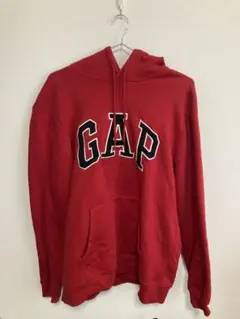 OLD GAP】90年代製 Y2k 赤パーカー 紺タグ M プルオーバー