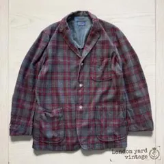 70s80s Pendleton ウールチェックジャケット USA製#73