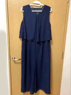 【結婚式】ノースリーブパンツドレス【パーティードレス】