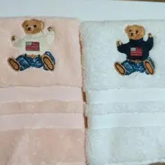 POLOベア ラルフローレン フェイスタオル2枚セット