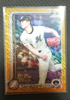 topps 2025 chrome 千葉ロッテ 種市篤暉 50 シリアル