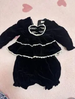 レトロ　黒色　セットアップ
