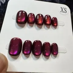 【セツ】マグネット　ネイルチップ　付け爪(A1408)