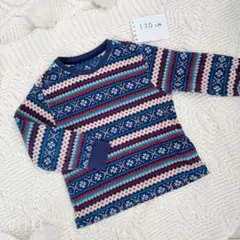 ユニクロ　雪柄セーター　120cm